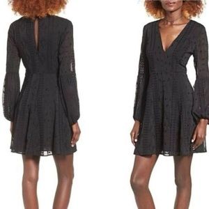 NEW ASTR Black Lace Dress Size Medium